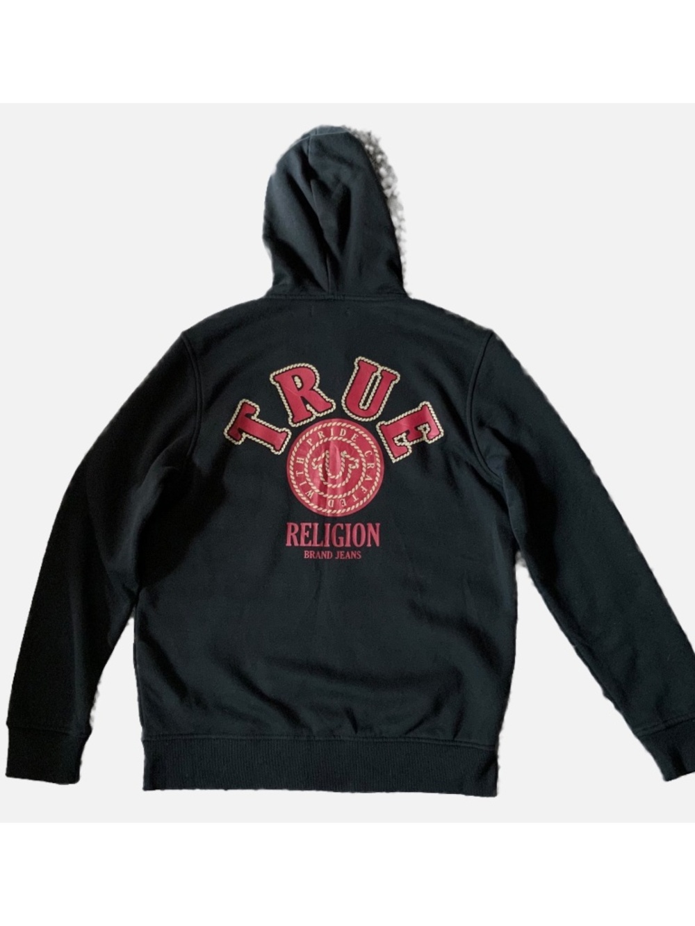 NWOT TRUE RELIGION BLACK HOODIE SIZE M